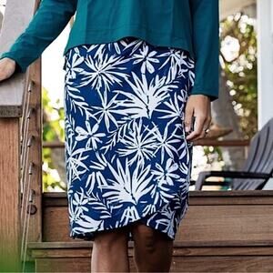 Ripskirt Hawaii Tropical Palms Navy Blue Tropical Wrap Skirt Length 3 Womens XXL
